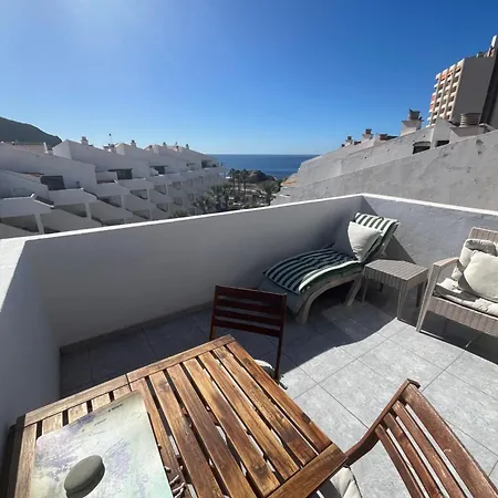 Lägenhet Sea View Penthouse With Large Terrace Los Cristianos (Tenerife)