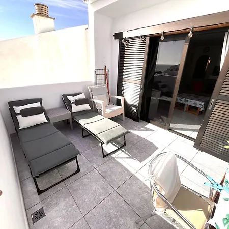Apartment Sea View Penthouse Or With Large Terrace In Cristianos